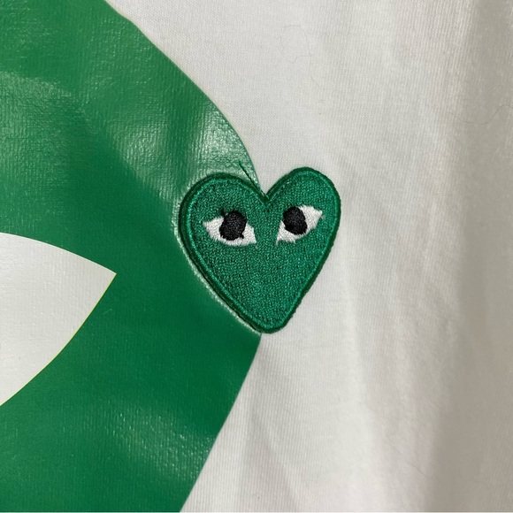 Comme des Garçons PLAY Double Heart T-Shirt - Picture 3 of 10